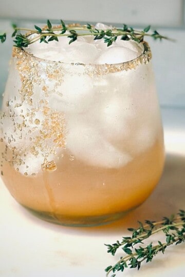 Thyme and Graperfruit cocktail.